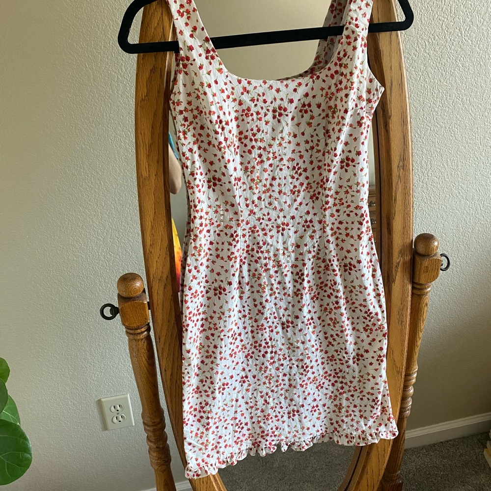 Red Floral Dress
